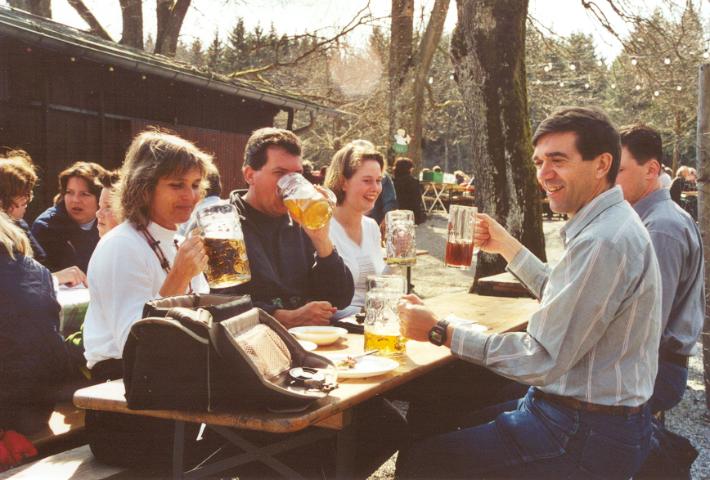 im Biergarten