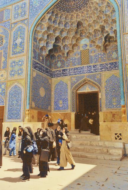 Isfahan - Portal der Shaikh Lotfollah-Moschee am Meydan-e Imam-Platz