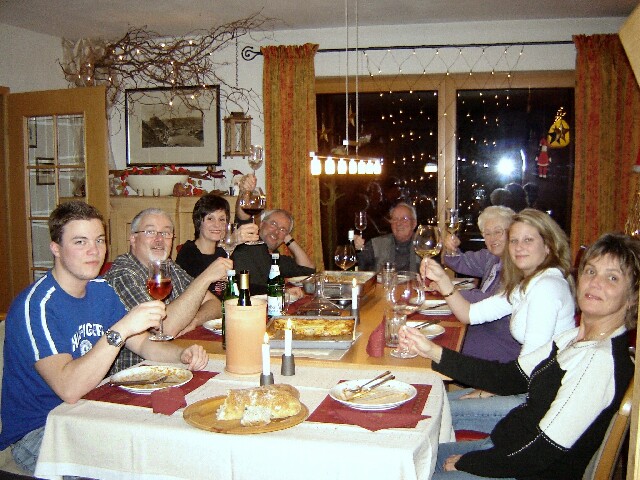 Weihnachtsessen beim Rolf
